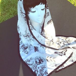 Talbots 100% silk scarf